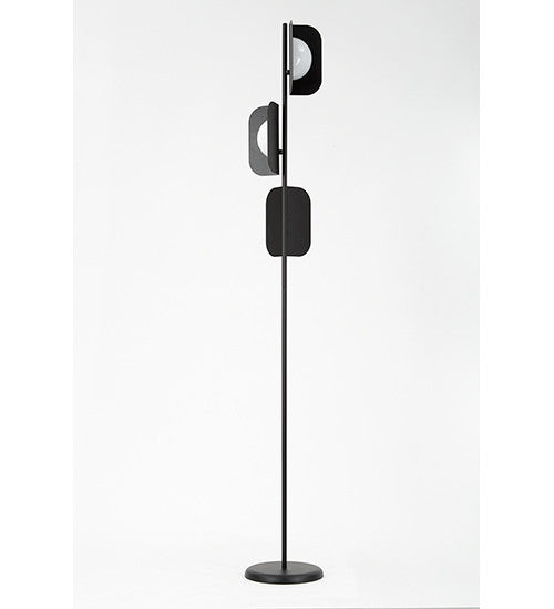 3L FLOOR LAMP WITH WHITE GLASSES