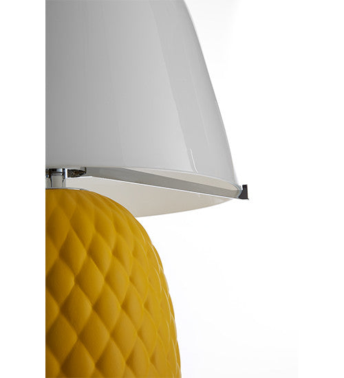 1L PENDANT – GREY PINEAPPLE W/TOBACCO GLASS